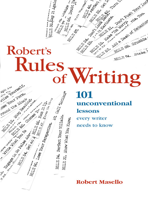 Title details for Robert's Rules of Writing by Robert Masello - Wait list